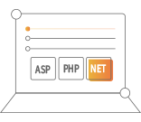 支持ASP、PHP、.Net等多種語(yǔ)言開(kāi)發(fā)